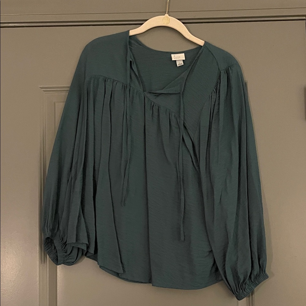 Aritzia Deep Teal Blouse